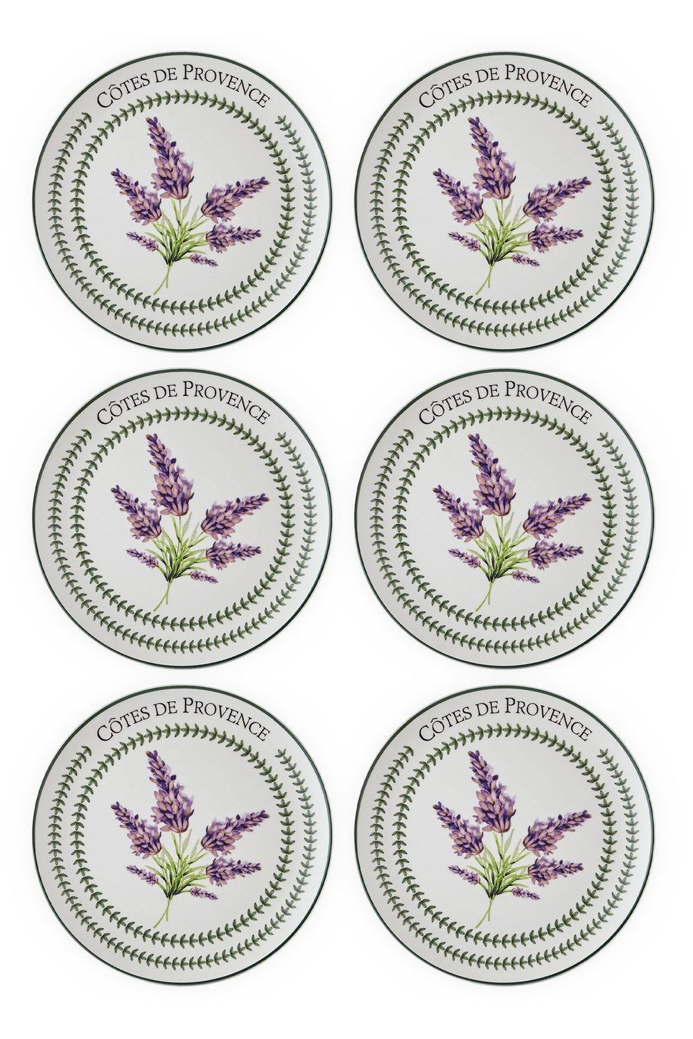 Provence Lavanta Servis Tabağı 6lı Set 26 Cm - 1