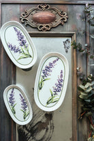 Provence Lavanta Oval Servis Tabağı 2'li, 17 × 11 Cm - 1