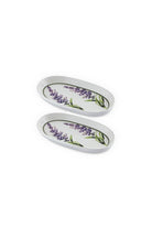 Provence Lavanta Oval Servis Tabağı 2'li, 17 × 11 Cm - 3