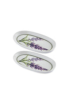 Provence Lavanta Oval Servis Tabağı 2'li, 23 × 14 Cm - 3