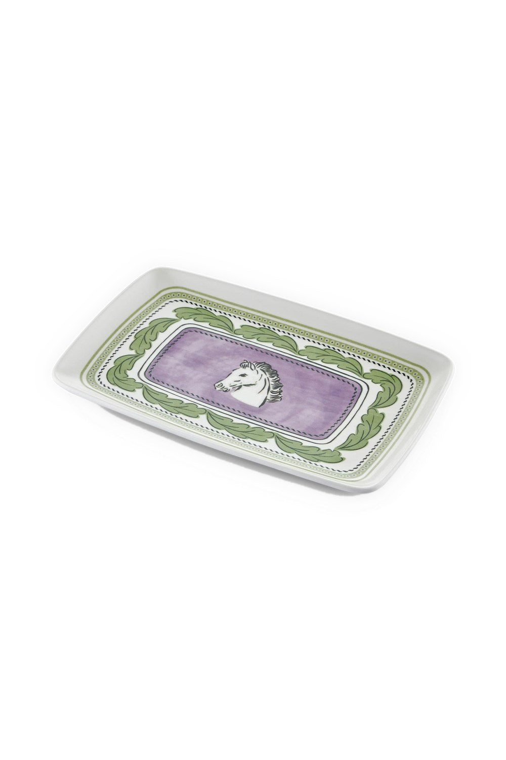 Provence Lavanta Dikdörtgen Servis Tabağı 31x20 Cm - 1