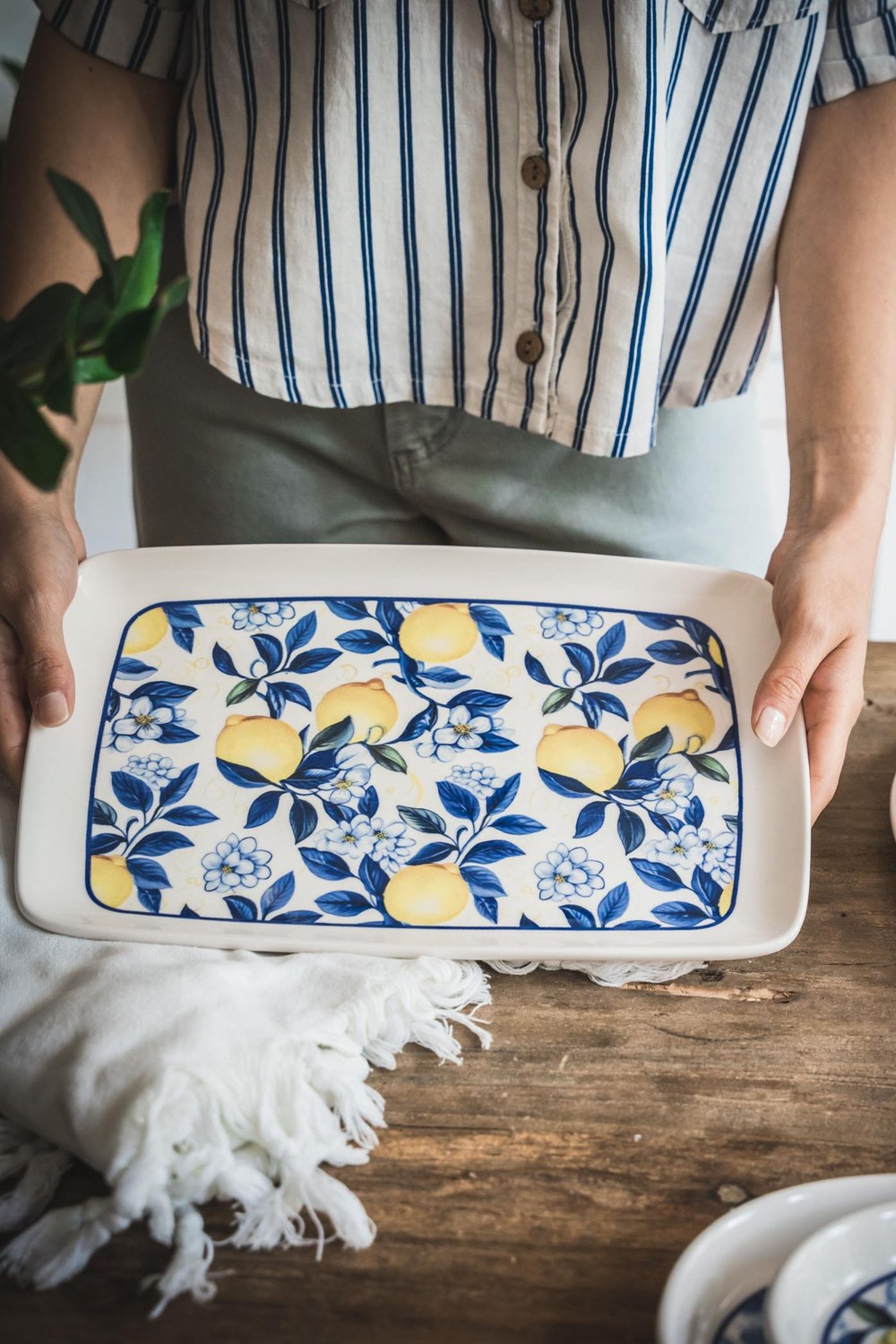 Odore Di Limone Dikdörtgen Servis Tabağı 31x20 Cm - 2