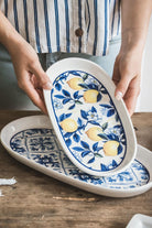Odore Di Limone Oval Servis Tabağı 2'li, 29 × 16 Cm - 1