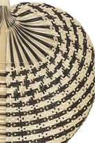 Dekoratif Bambu Duvar Dekoru, Siyah, 67 × 57 × 71 Cm - 1