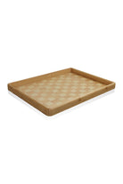 Wicker Bambu Tepsi, 40 × 31 × 3 Cm - 0