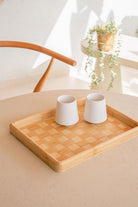 Wicker Bambu Tepsi, 31 × 25 × 3 Cm - 3