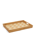 Wicker Bambu Tepsi, 40 × 30 × 4 Cm - 2