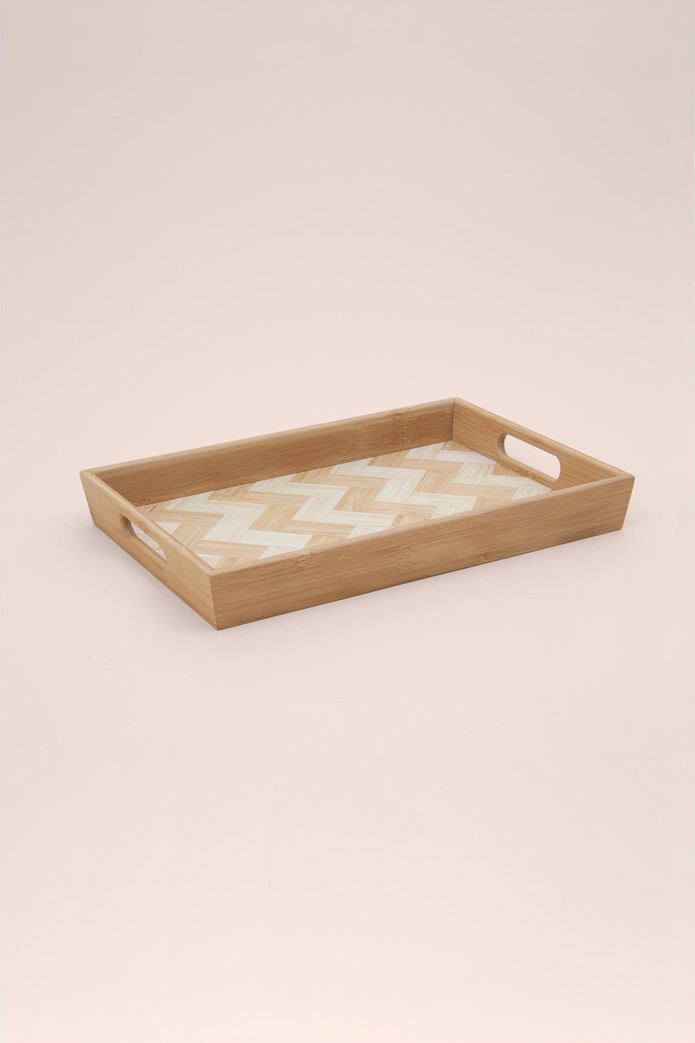 Wicker Bambu Tepsi, 33 × 23 × 4 Cm - 2