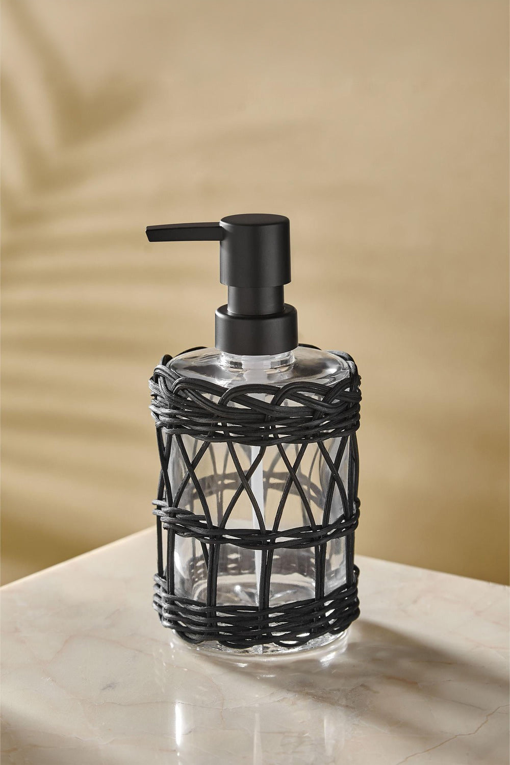 Rattan Sıvı Sabunluk, Siyah, 330 Ml - 0
