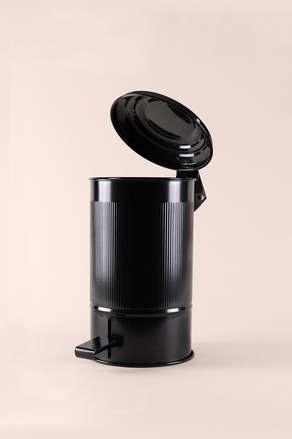 Stripe Mutfak Ve Banyo Çöp Kovası, Siyah, 5 Lt - 4