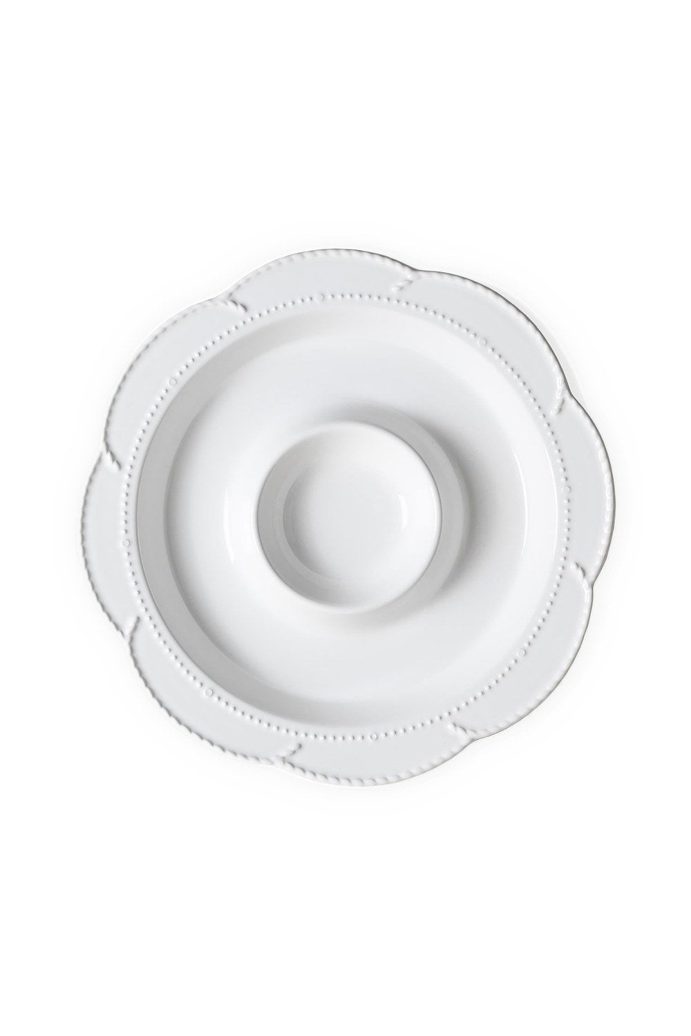 Grande Servis Tabağı Bölmeli Beyaz 39 Cm - 4