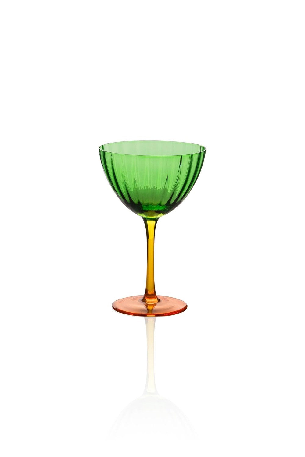 Ayaklı Cam Dondurma Kasesi, Yeşil, 280 Ml - 0