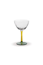 Ayaklı Cam Dondurma Kasesi, Sarı & Yeşil, 280 Ml - 0