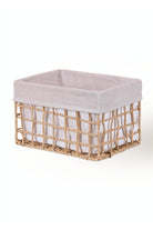 Braid Hasır Organizer Sepet, Naturel, 30 × 22 × 19 Cm - 2