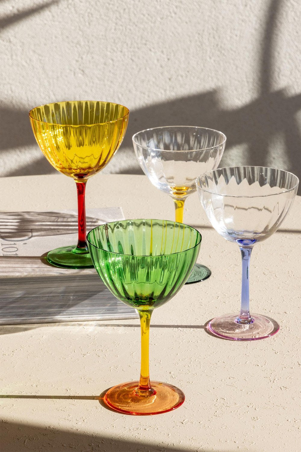 Ayaklı Cam Dondurma Kasesi 6lı Set 240 Ml - 2