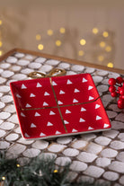 Fiyonk Figürlü Servis Tabağı, Kırmızı, 22 × 17 Cm - 1