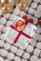 Fiyonk Figürlü Servis Tabağı Ağaç Dekorlu 22x17 Cm - 2
