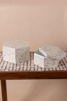 Sedef Altıgen Kutu 24x21x12 Cm - 1