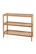 Bambu 3 Katlı Düzenleyici Dolap Raf Ayakkabılık, 70 × 59 × 26 Cm - 1