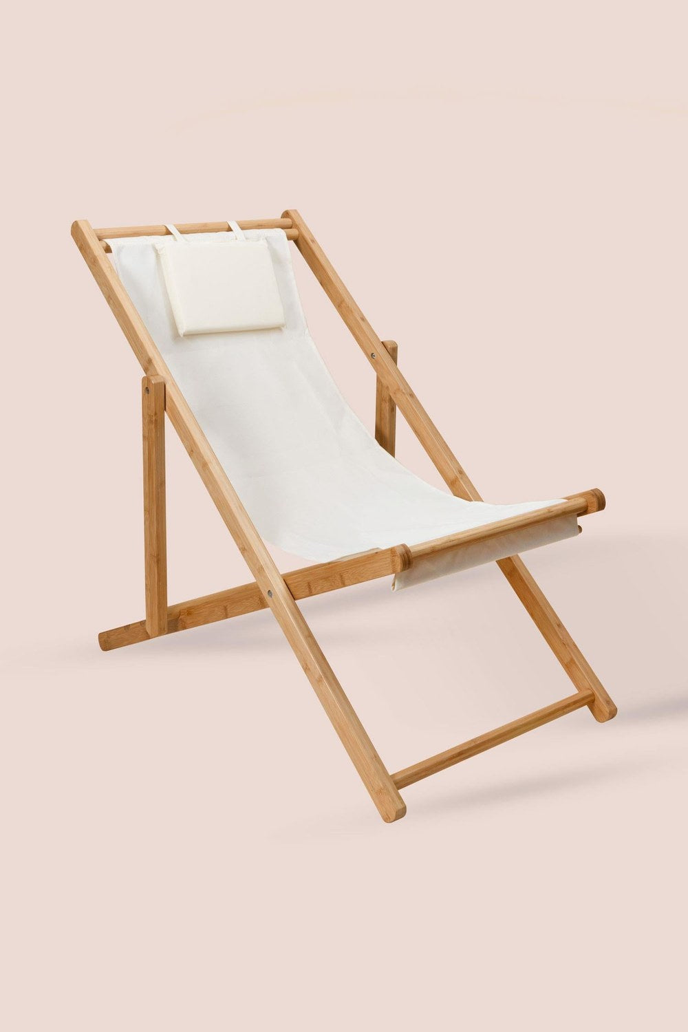 Bambu Katlanır Şezlong Sandalye - 2