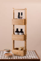 Bambu 3 Katlı Düzenleyici Raf, 65 × 20 × 13 Cm - 0