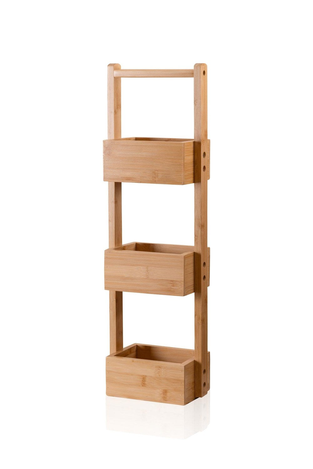 Bambu 3 Katlı Düzenleyici Raf, 65 × 20 × 13 Cm - 1