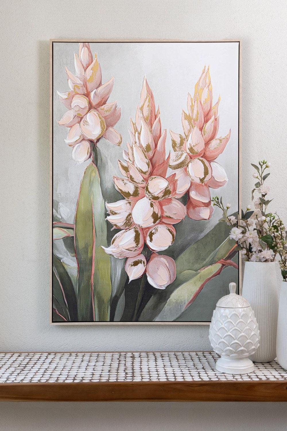 Floral Kanvas Tablo, 80 × 120 Cm - 0