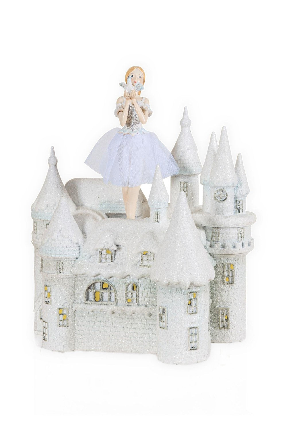 Prenses Şatosu Led Işıklı Müzik Kutusu 30x26x19cm - 0
