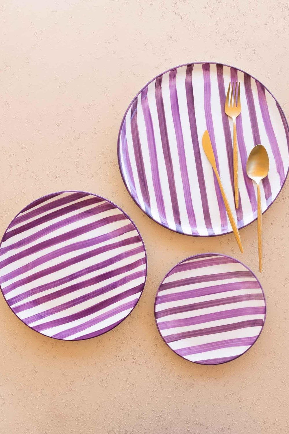 Joy Pasta Tabağı 6'lı Set, Mor, 19 Cm - 3