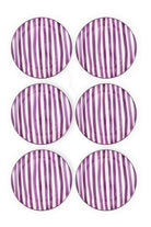 Joy Servis Tabağı 6'lı Set, Mor, 26 Cm - 0