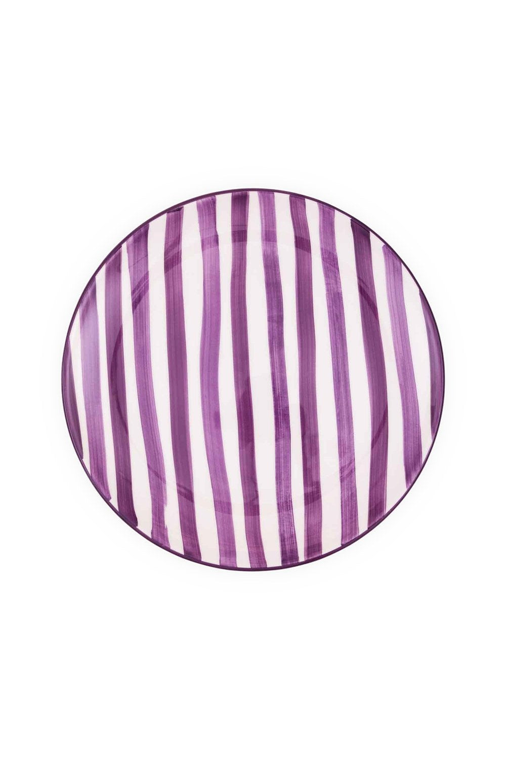 Joy Servis Tabağı 6'lı Set, Mor, 26 Cm - 1