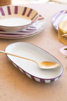 Joy Oval Servis Tabağı 2'li Set, Mor, 23 Cm - 2