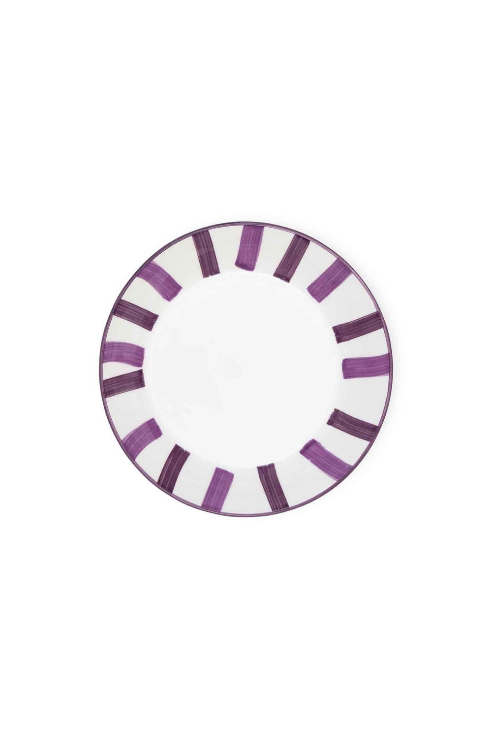 Joy Yemek Tabağı 6'lı Set, Mor, 20 Cm - 1