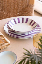 Joy Yemek Tabağı 6'lı Set, Mor, 20 Cm - 2