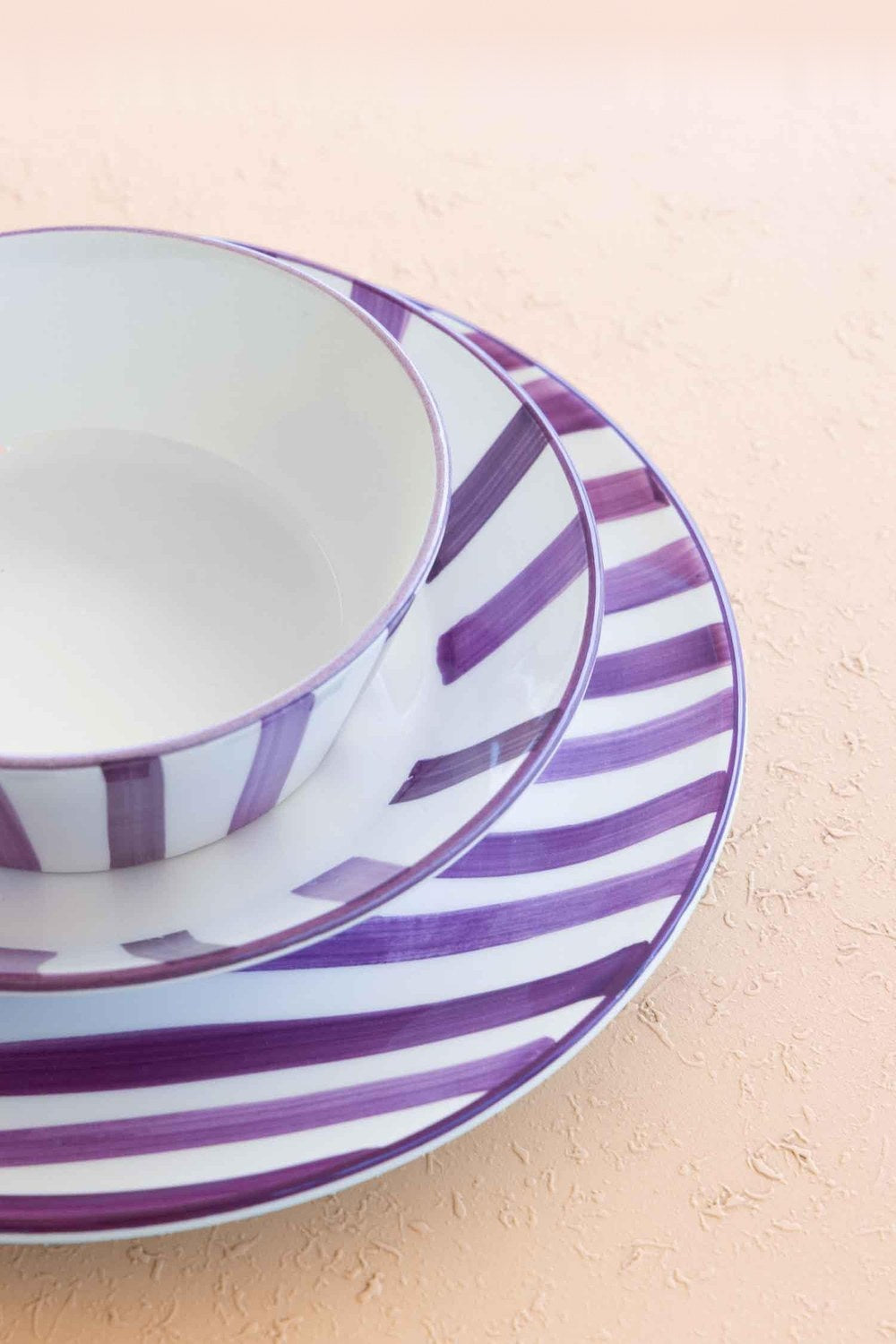 Joy Yemek Tabağı 6'lı Set, Mor, 20 Cm - 3