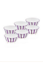 Joy Çorba Kasesi 6'lı Set, Mor, 14 Cm - 0