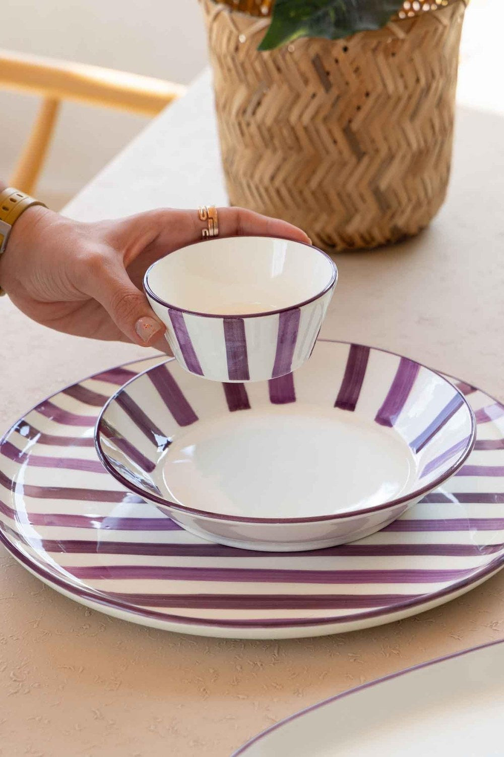 Joy Sosluk Çerezlik 6'lı Set, Mor, 10 Cm - 2
