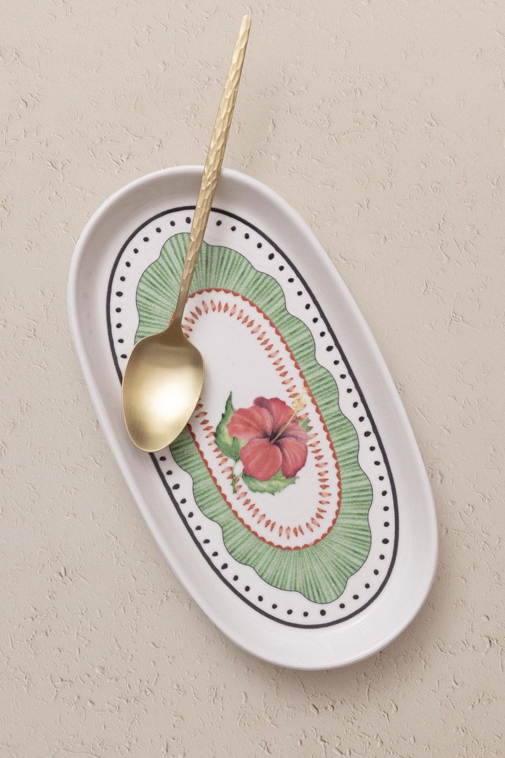 Spring Oval Servis Tabağı 2'li, 23 × 14 Cm - 0