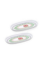 Spring Oval Servis Tabağı 2'li, 23 × 14 Cm - 3