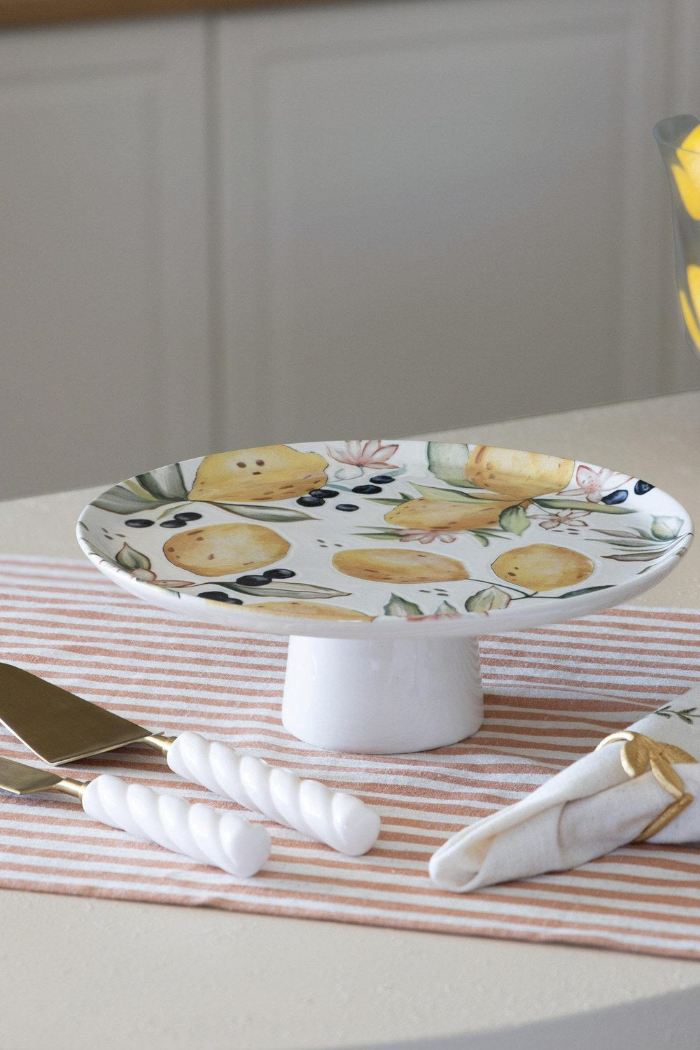 Limoncello Ayaklı Servis Tabağı 30 Cm - 3