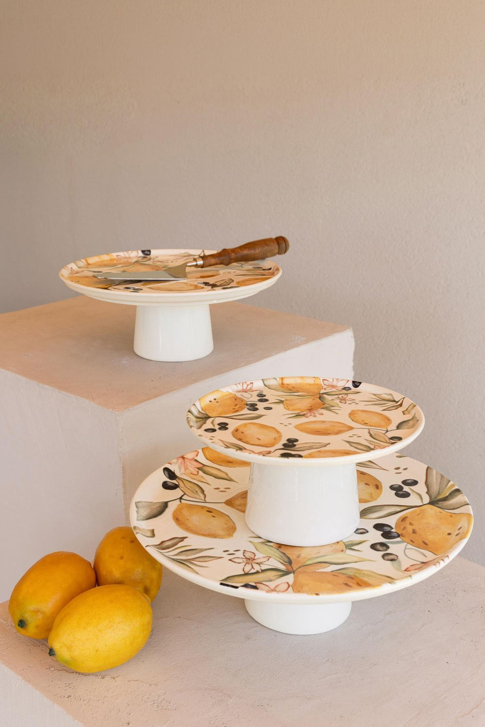 Limoncello Ayaklı Servis Tabağı 19 Cm - 2