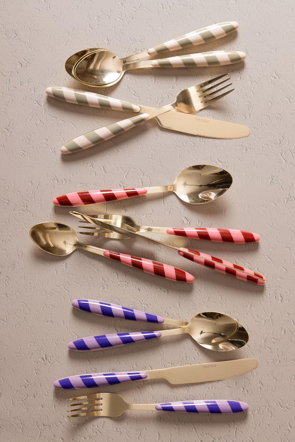 Joy Çatal Kaşık Bıçak Takımı, Pembe Gold, 24 Parça - 3