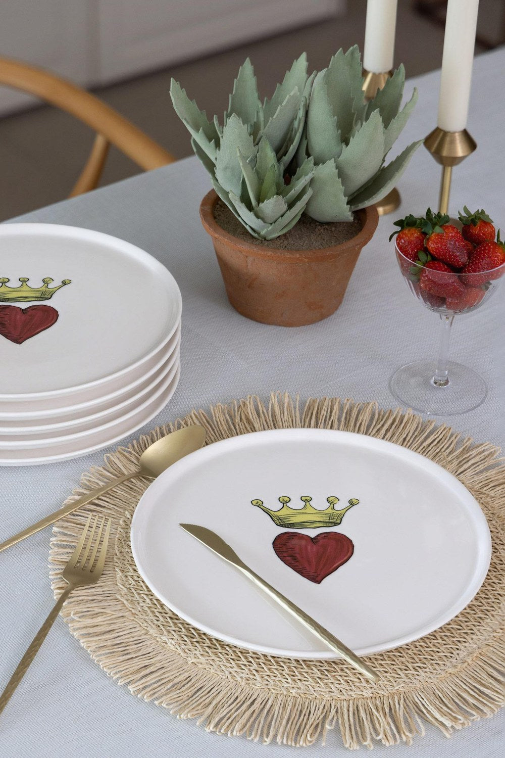 Luv Servis Tabağı 6'lı Set, 26 Cm - 0