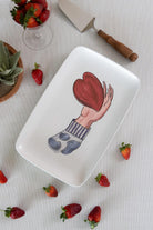 Luv Dikdörtgen Servis Tabağı 31x20 Cm - 0