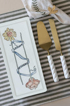 Luv Dikdörtgen Servis Tabağı, 35 × 16 Cm - 0