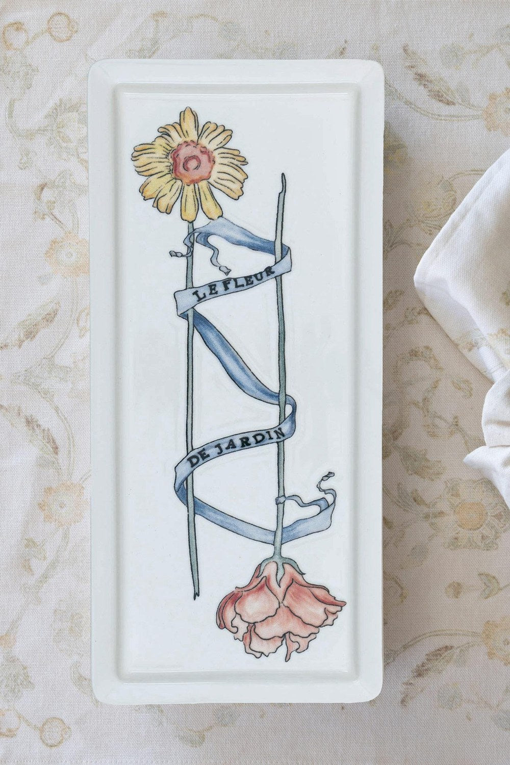 Luv Dikdörtgen Servis Tabağı, 35 × 16 Cm - 1