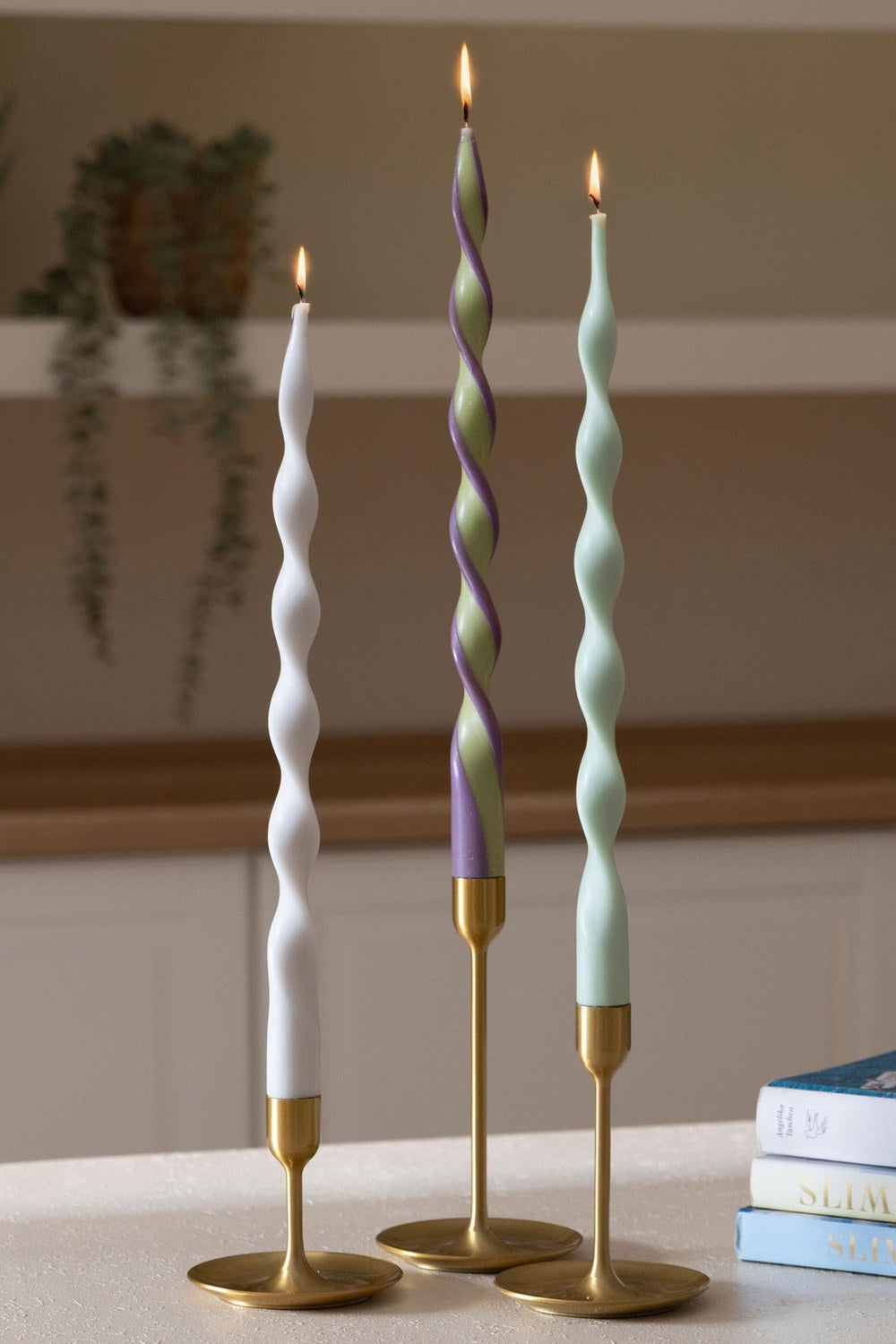 Burgu Mum, Açık Gri, 40 Cm - 1