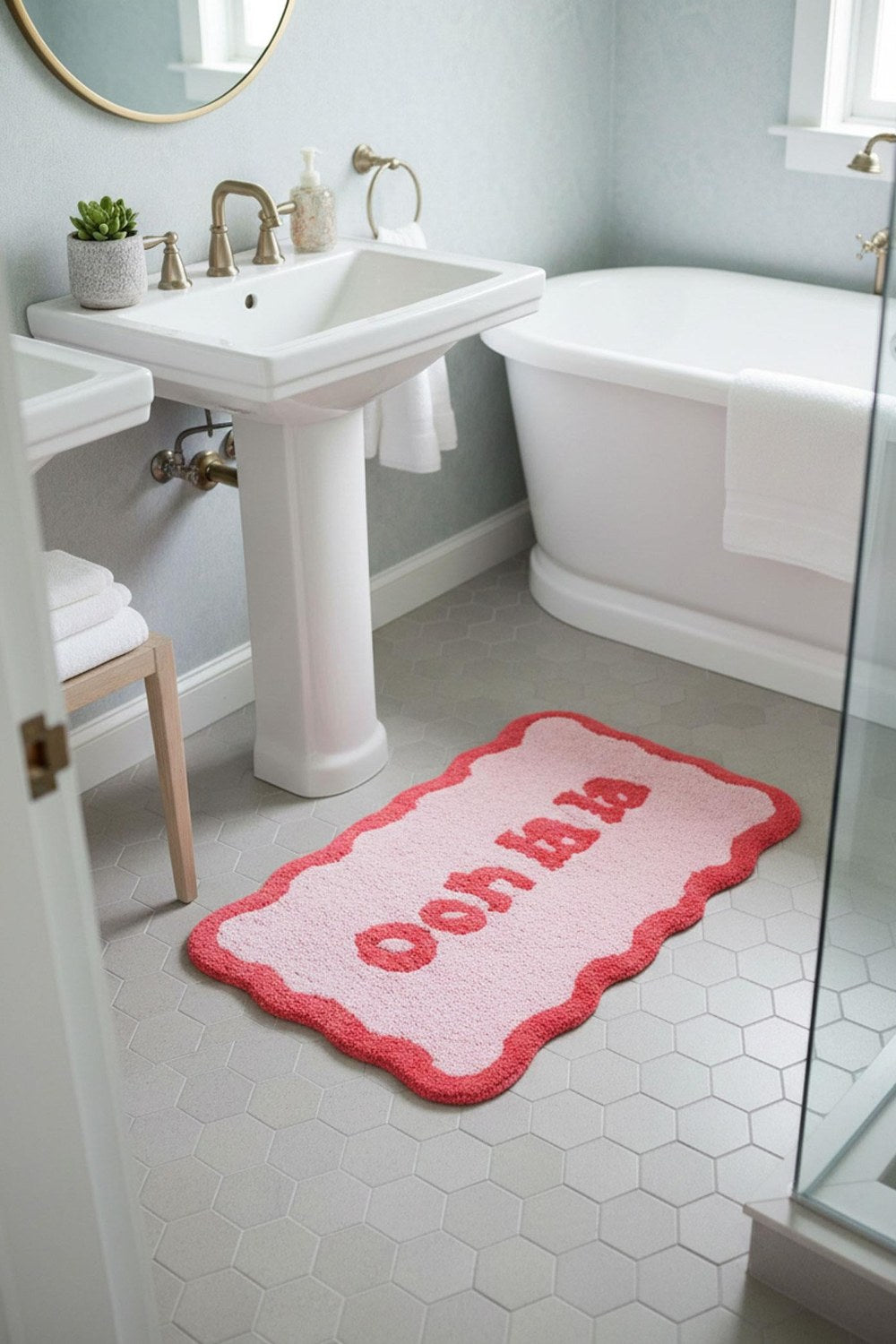 Ooh La La Banyo Paspası, 60 × 100 Cm - 0