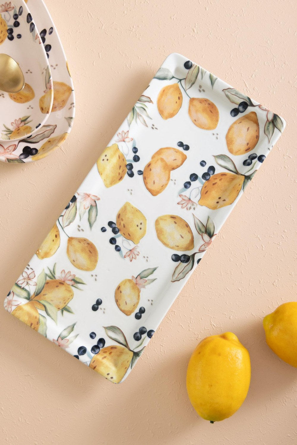 Limoncello Dikdörtgen Servis Tabağı, 35 × 16 Cm - 0