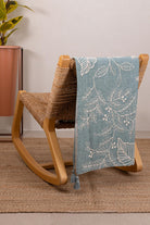 Püsküllü Koltuk Şalı, Yeşil, 170 × 130 Cm - 3